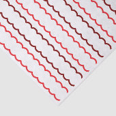 赤とバーガンディのシンプルホタテのストライプクリスマス 薄葉紙 (詳細)