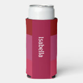 赤とピンはっきりしたクの名前の追加 缶クーラー (Seltzer正面)