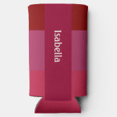 赤とピンはっきりしたクの名前の追加 缶クーラー (裏面)