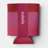 赤とピンはっきりしたクの名前の追加 缶クーラー (正面)