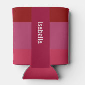 赤とピンはっきりしたクの名前の追加 缶クーラー (裏面)