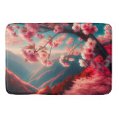 赤とピンクのさくらんぼ | バスマット (正面)