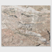 赤とピンクのひび割れ層堆積物 ラッピングペーパー (フラット)