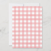 赤とピンクのイチゴカスタムパーティー 招待状 (裏面)