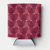 赤とピンクのクリスマスツリーと星 缶クーラー (正面)