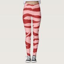 赤とピンクのゼブラ野生動物のパターン