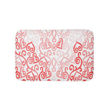 赤とピンクのハートパターン