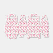 赤とピンクのハートパターン フェイバーボックス (折り畳みなし)