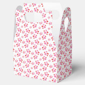 赤とピンクのハートパターン フェイバーボックス (オープン)