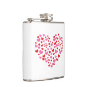 赤とピンクのハート フラスク (右)