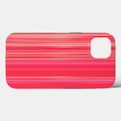 赤とピンクのパターストライプのンCase-Mate iPhoneケース Case-Mate iPhoneケース (裏面 (横))