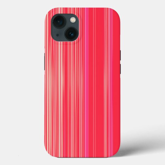 赤とピンクのパターストライプのンCase-Mate iPhoneケース Case-Mate iPhoneケース (裏面)
