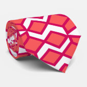 赤とピンクのボウタイ ネクタイ (ロール)