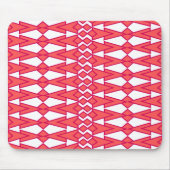 赤とピンクのボウタイ マウスパッド (正面)