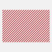 赤とピンクのメリークリスマスミックス ラッピングペーパーシート (正面3)