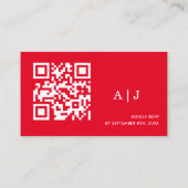 赤とピンクのヴァレンティ結婚ンのウェブサイト詳細 エンクロージャーカード (裏面)