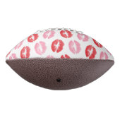 赤とピンクの唇、唇のパターン、口紅、キス アメリカンフットボール (回転270)