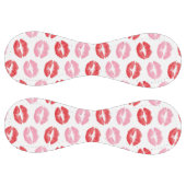 赤とピンクの唇、唇のパターン、口紅、キス ソフトボール (パネル)