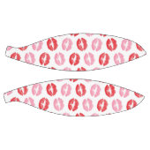 赤とピンクの唇、唇のパターン、口紅、キス バスケットボール (パネル)