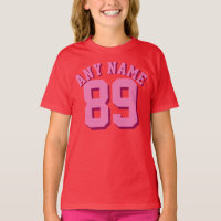 赤とピンクの子供 | Sports Jerseyデザイン