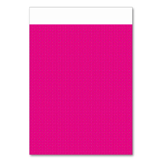 赤とピンクの水玉模様包装紙 テーブルナンバー (正面)