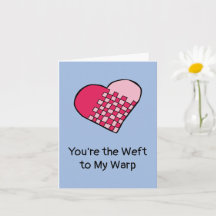 赤とピンクの織りハートバレンタインデー