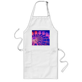 赤とピンクの観覧車 ロングエプロン