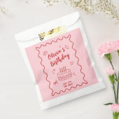 赤とピンクの誕生日 フェイバーバッグ (封をした状態)