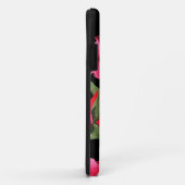 赤とピンクの軟質水色バラ（黒色ケース – M） Case-Mate iPhoneケース (裏面/右)