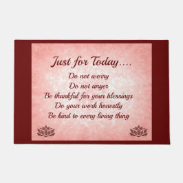 赤とピンクの霊気原則 ドアマット