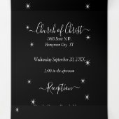 赤とピンクエレガントのハートリーフ結婚すべて 三つ折り招待状 (内部中)