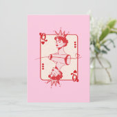 赤とピンクハートの女王 シーズンカード (スタンド正面)