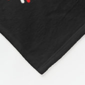 赤とブーのクルーおもしろい7月ナース4日 フリースブランケット (角)