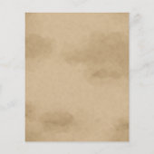 赤とベージュのサンタのスレー - サンタを雇うためのフライヤー チラシ (裏面)