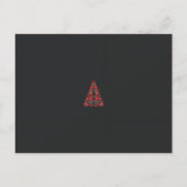 赤とベージュのスカーフに女性の絵が ポストカード (正面)