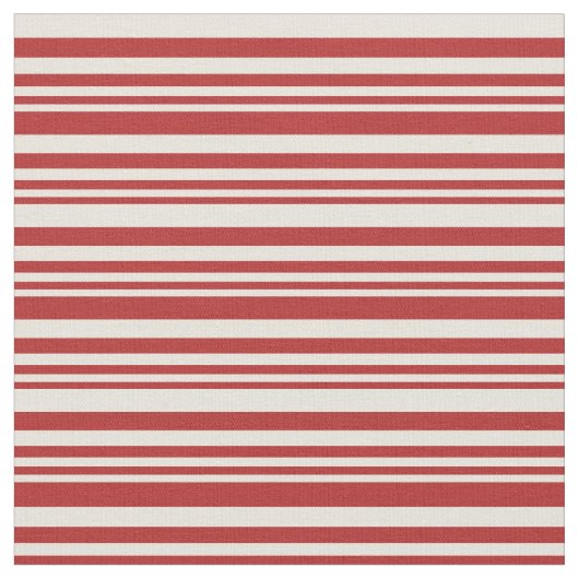 赤とベージュの色の線 ファブリック (クローズアップ)