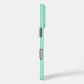 赤とミントグリーンストライプのパターンパーソナライズされた Case-Mate iPhoneケース (裏面 / 右)