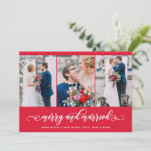 赤とメリー三結婚した色のコラージュ シーズンカード (スタンド正面)