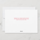 赤とメリー明るい愛と光の休日 シーズンカード (裏面)