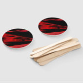 赤とモダン黒のカッコいいモーションコンセプト ハンドファン (組立なし)