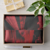 赤とモダン黒のカッコいいモーションコンセプト 薄葉紙 (ギフト)