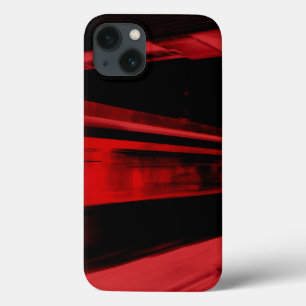 赤とモダン黒のカッコいいモーションコンセプト iPhone 13ケース