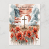 赤と名誉の分野 シーズンポストカード (正面)