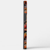 赤と彫られたグラデーションの汚れのミックスとモザイク Case-Mate iPhoneケース (裏面 / 右)