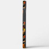 赤と彫られたグラデーションの汚れのミックスとモザイク Case-Mate iPhoneケース (裏面 / 左)