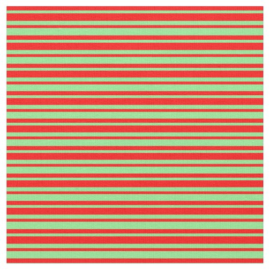 赤と明るい緑の裏地パターン ファブリック (クローズアップ)