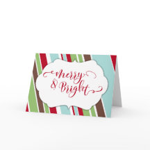 赤と明るメリーいタイポグラフィ(対角線付きストライプ)