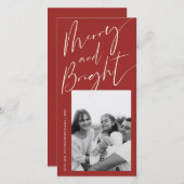 赤と明メリーるいトレンディーのScript One Photo シーズンカード (正面/裏面)