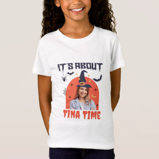 赤と暗の編集可能ハロウィン10代のについて Tシャツ