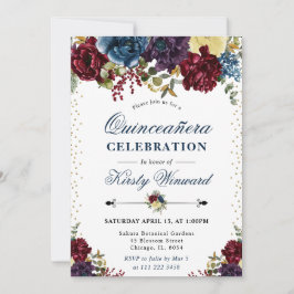 赤と海軍の冬花キンセアニェラ 招待状